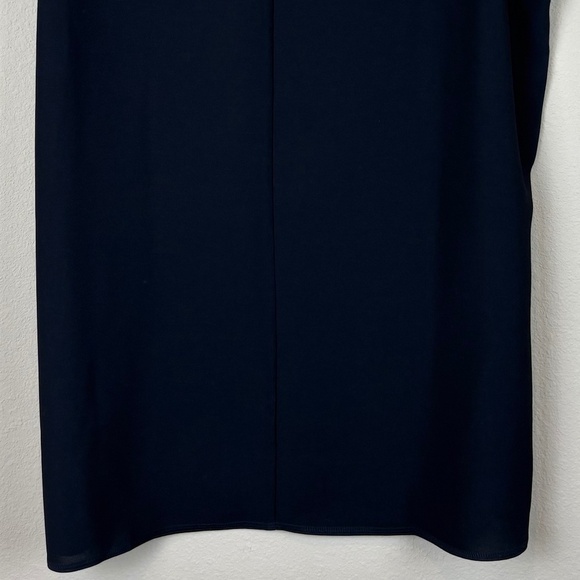 NWT Black Label by Chico's Black Asymmetrical Drama Layer Woven Tunic Tank - Picture 6 of 12